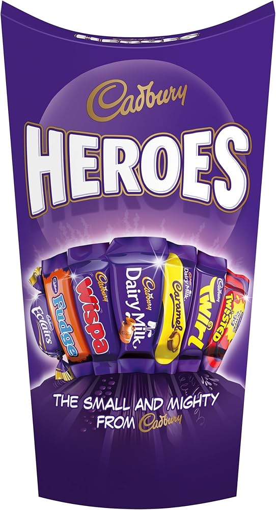 Cadbury Heroes Milk Chocolates Carton 290g