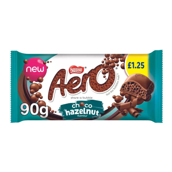 Aero Giant Bar Hazelnut 90g NEW