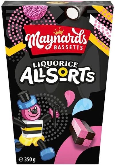 Bassetts Liquorice Allsort Carton 350g - CHRISTMAS