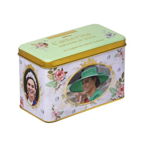 New English Teas Catherine, Princess of Wales Tea Tin 40 teabags