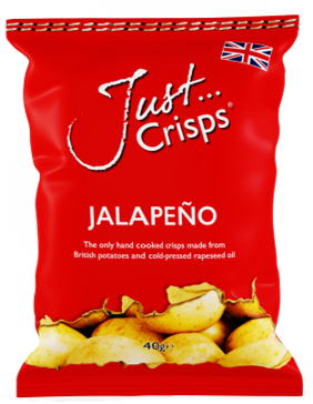 Just Crisps Jalapeno Crisps - Potato Chip 40g