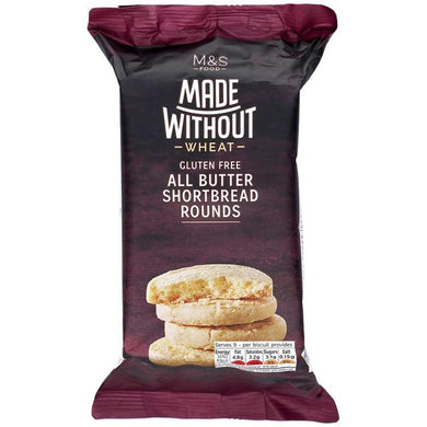 M&S Made Without (Gluten Free) All Butter Shortbread Rounds 150g