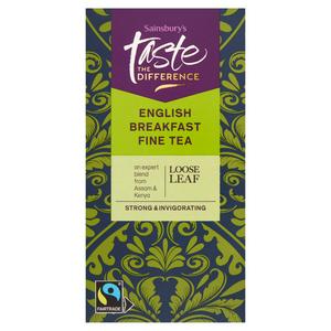 Sainsburys English Breakfast Loose TEA 125g