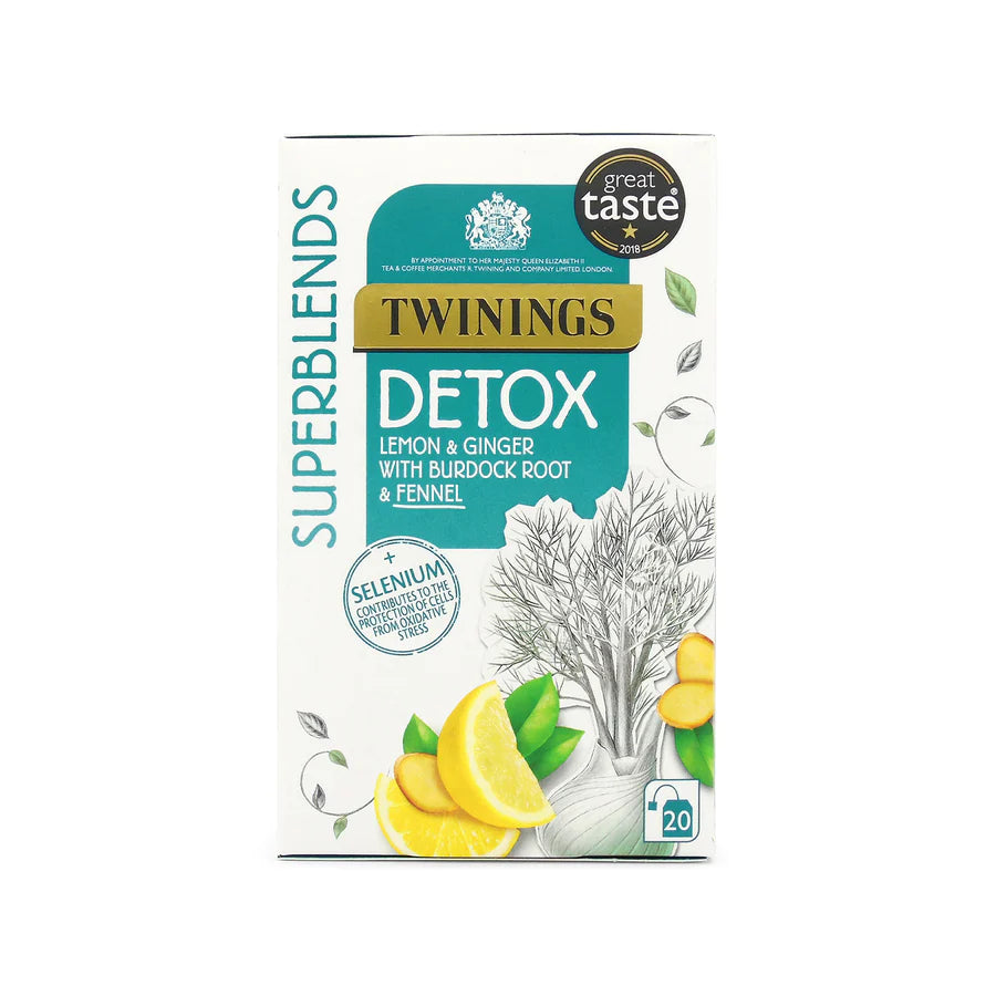 Twinings Superblends Detox Teabags UK 20ct