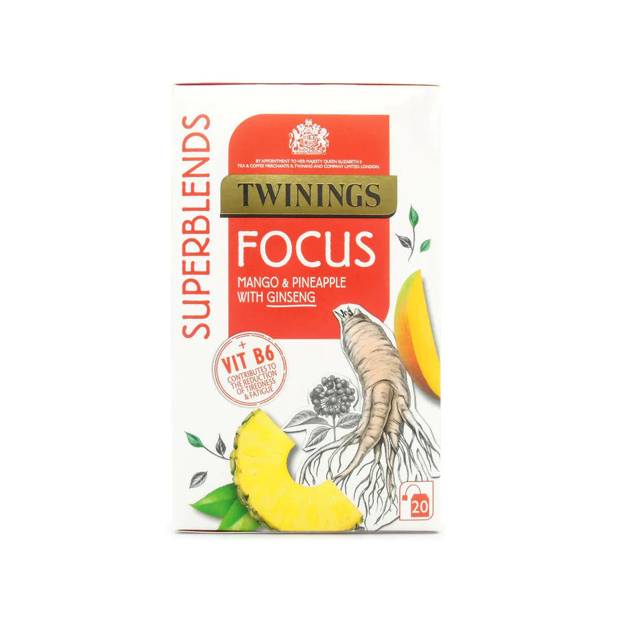Twinings Superblends Focus Teabags UK 20ct