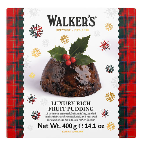 Walkers Plum Pudding 14oz #3715 CHRISTMAS