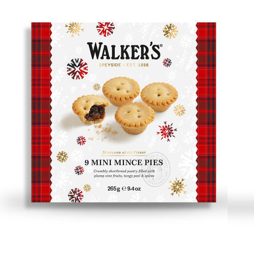 Walkers Shortbread Mincemeat Pies Mini #3159 FRAGILE CHRISTMAS