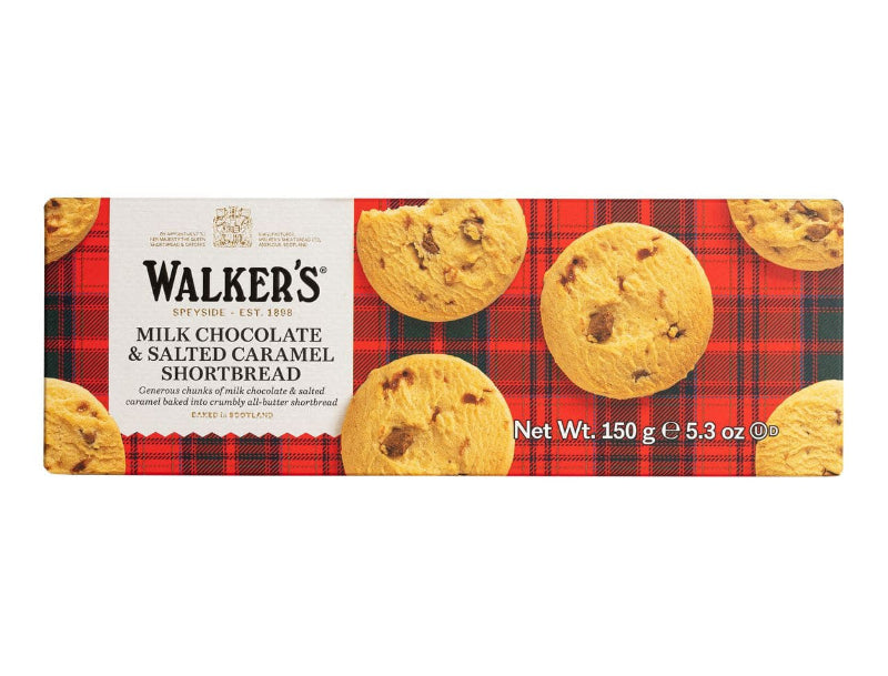 Walkers Shortbread Salted Caramel & Milk Chocolate Chunk 5.3oz # 1564