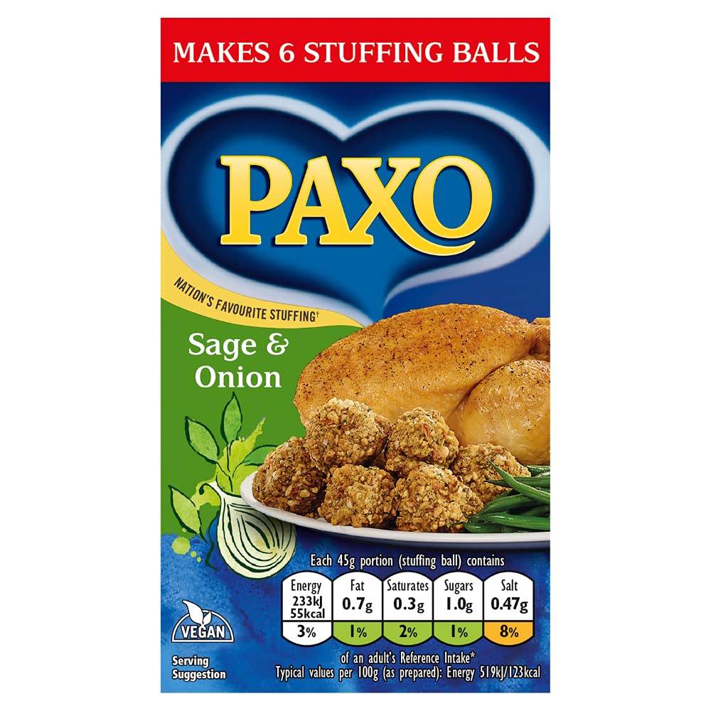 Paxo Sage and Onion Stuffing Mix 85g