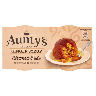 Aunty's Ginger Sponge Pudding 2pk (2x95g)