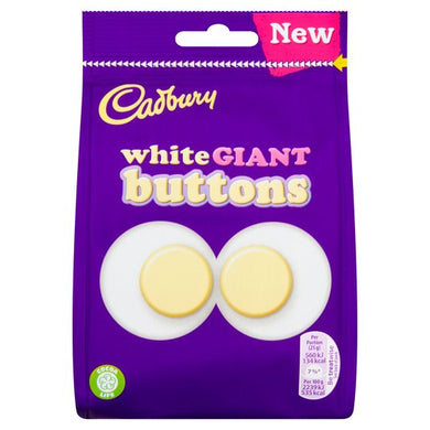 Cadbury Button Pouch WHITE  100g