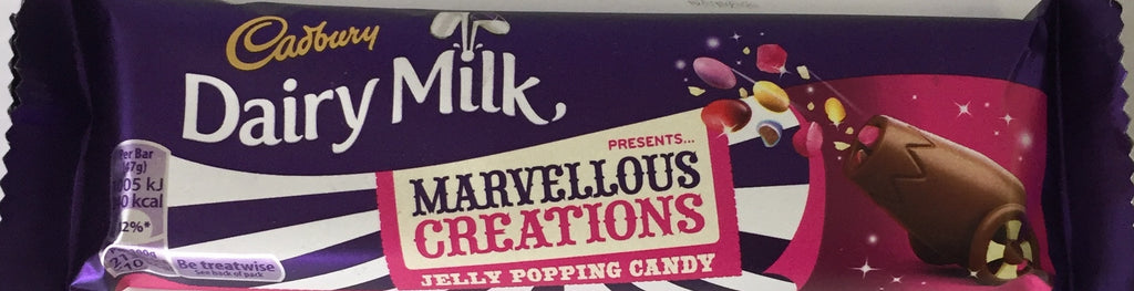 Wholesale Cadbury Dairy Milk Marvellous Creations Jelly Popping Chocolate  Bar 69p PMP 47g