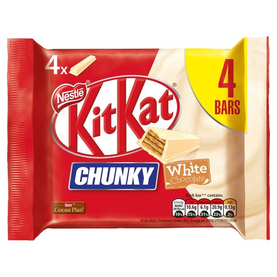 Kit Kat White Chunky 4 pack 160g