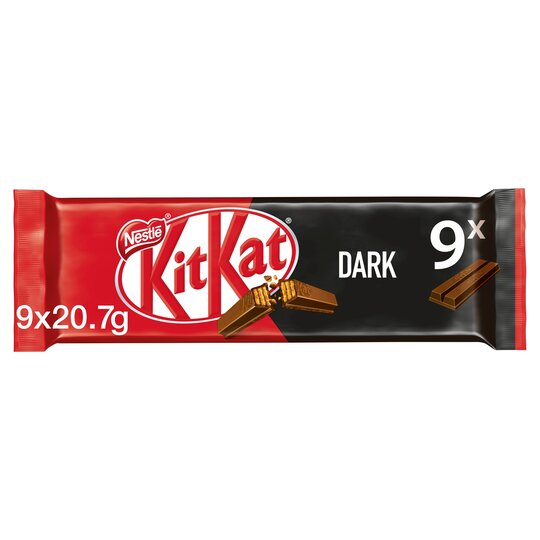 Kit Kat Dark 2 Fingers Biscuit 9 Pack