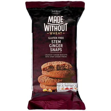 M&S Made Without (Gluten Free) Stem Ginger Snaps  150g