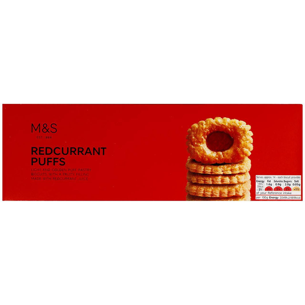 M&S Redcurrant Puffs Biscuit 100g