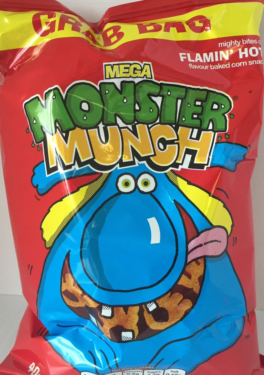 Monster Munch Flaming Hot Crisps x 6