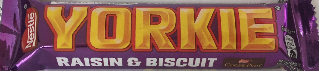 Yorkie Raisin & Biscuit bar