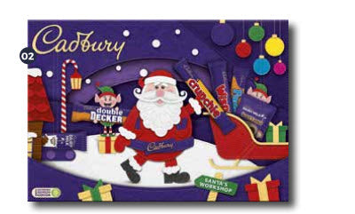 Cadbury Medium Selection Box 125g- CHRISTMAS