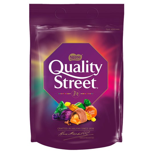 Quality Street Pouch Bag 685g CHRISTMAS