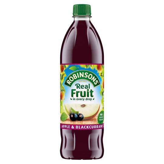 Robinsons Apple & Blackcurrant No Added Sugar Squash 1ltr