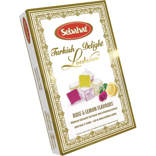 Sebahat Rose & Lemon Turkish Delight 250g