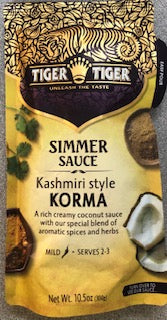 Tiger Tiger Korma Simmer Sauce Pouch 10.5oz