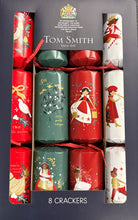 Tom Smith Christmas Crackers #1404 White Silver Family - Christmas