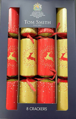 Tom Smith Christmas Crackers #1407 Red & Gold - Christmas