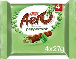 Aero Peppermint Chocolate 4 pack (4 x 27g) 108g