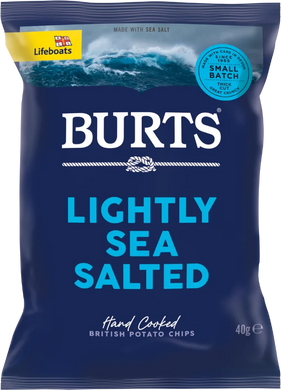 Burts Lightly Sea Salt Crisps 150g (5.3 oz)
