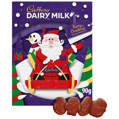 Advent -Cadbury Dairy Milk Advent Calendar 90g - CHRISTMAS