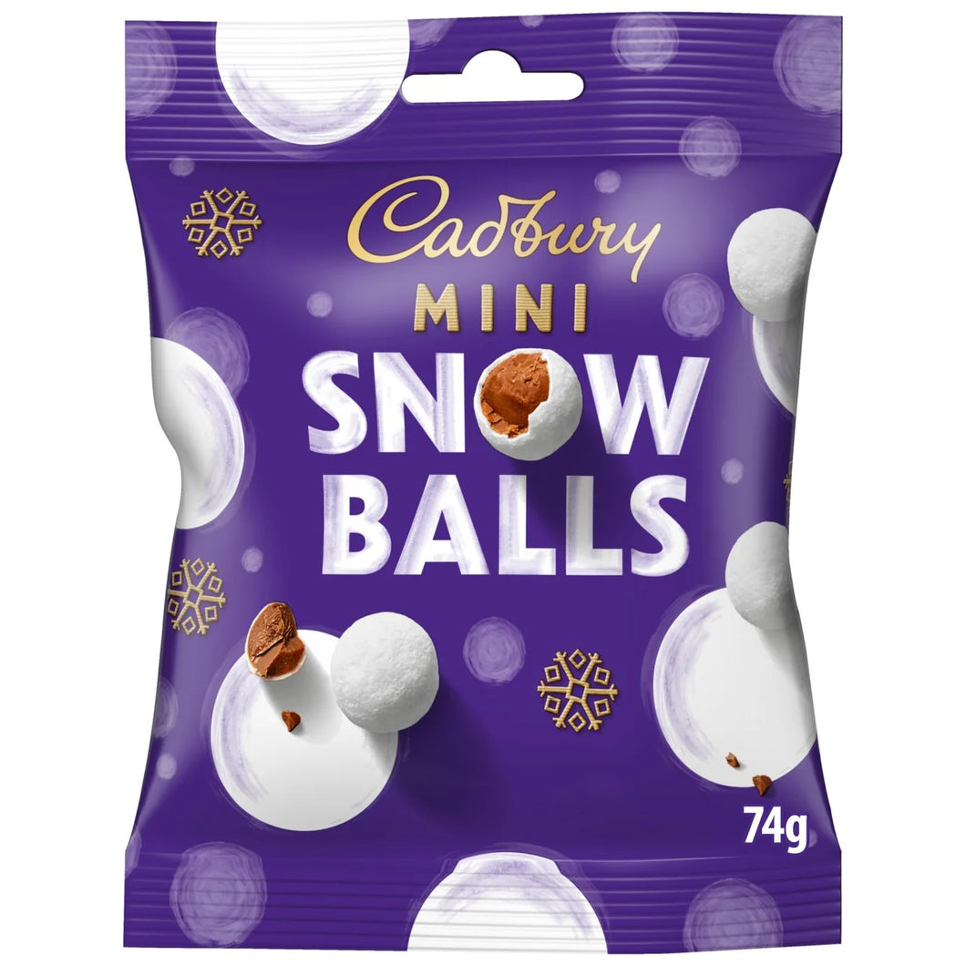 Cadbury Mini Snowball Bag 74g CHRISTMAS