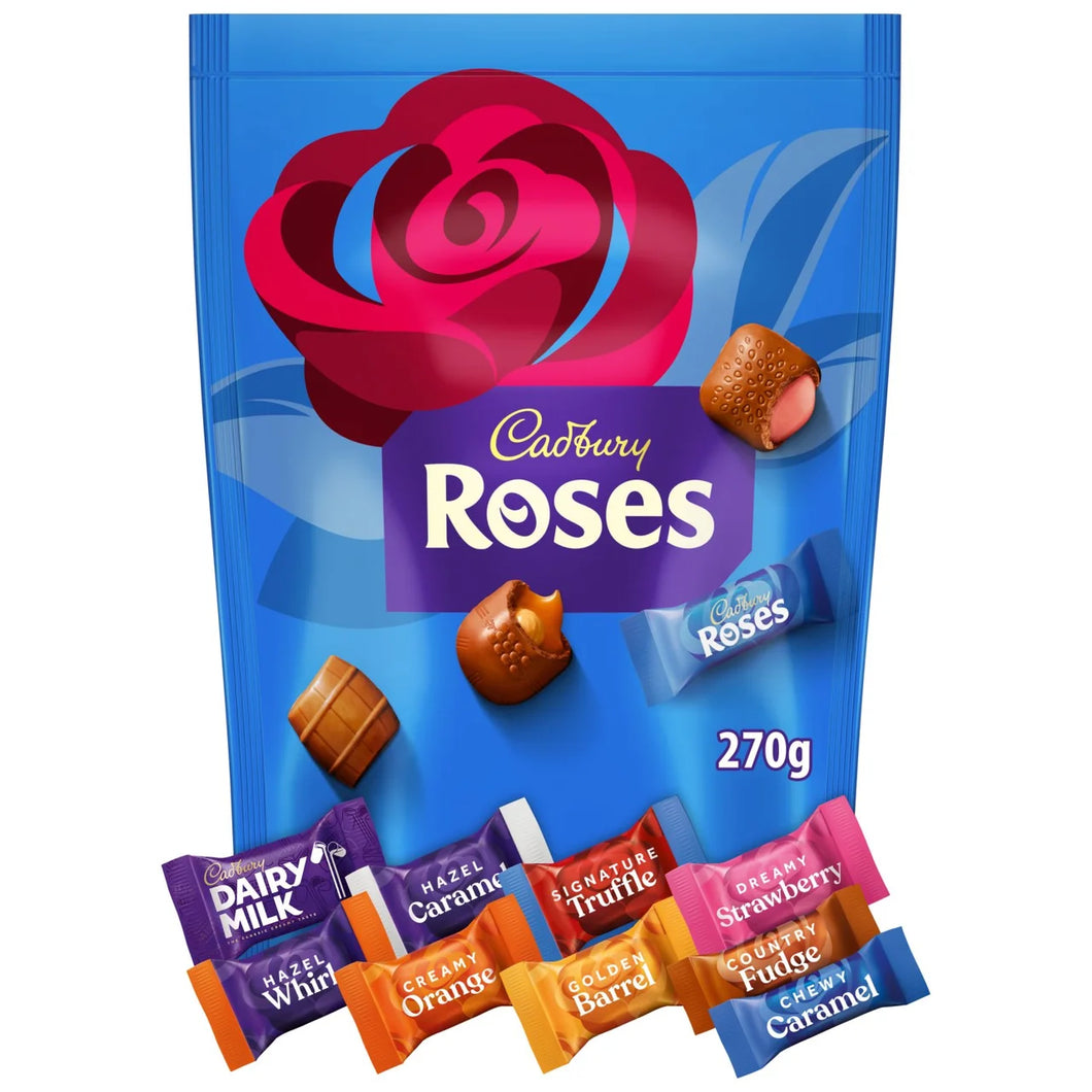 Cadbury Roses Pouch 270g CHRISTMAS