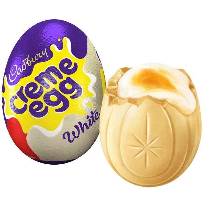 Cadbury Creme Egg WHITE 40g Made in UK Easter