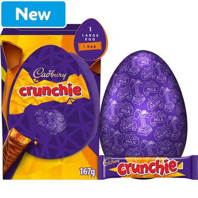 Cadbury Crunchie Large Easter Egg 167G - FRAGILE
