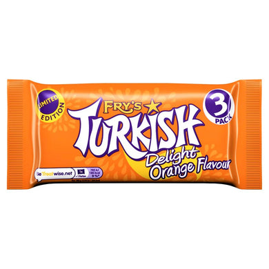 Fry's Turkish Delight ORANGE 3 pack - Limited Edition