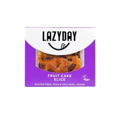 Lazy Day Foods Free From Fruit Cake Slice 50G - CHRISTMAS