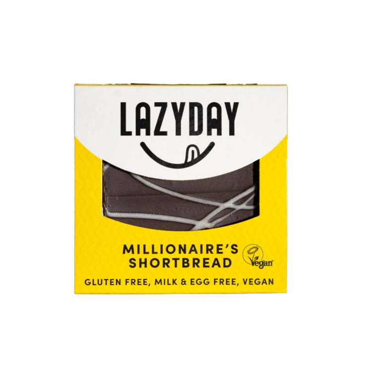 Lazy Day Free From Millionaires Shortbread Gluten Free MINI SLICE 50G - Christmas