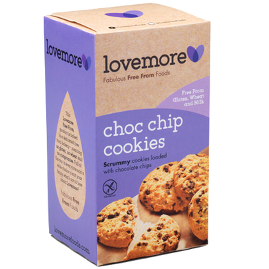Lovemore GF Chocolate Chip Shortbread Biscuits 150g