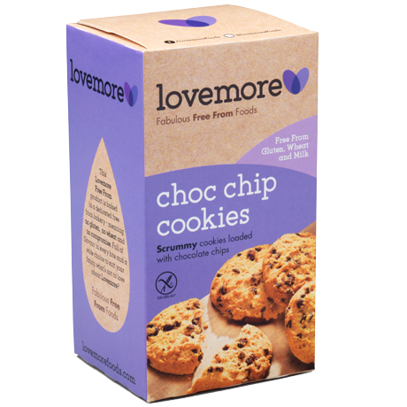 Lovemore GF Chocolate Chip Shortbread Biscuits 150g