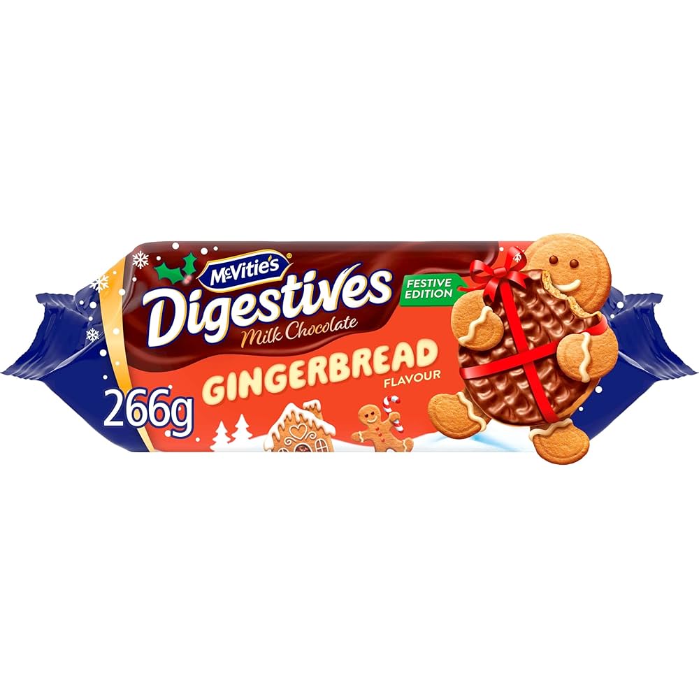 Mcvities Gingerbread Digestive Biscuit 266g - CHRISTMAS