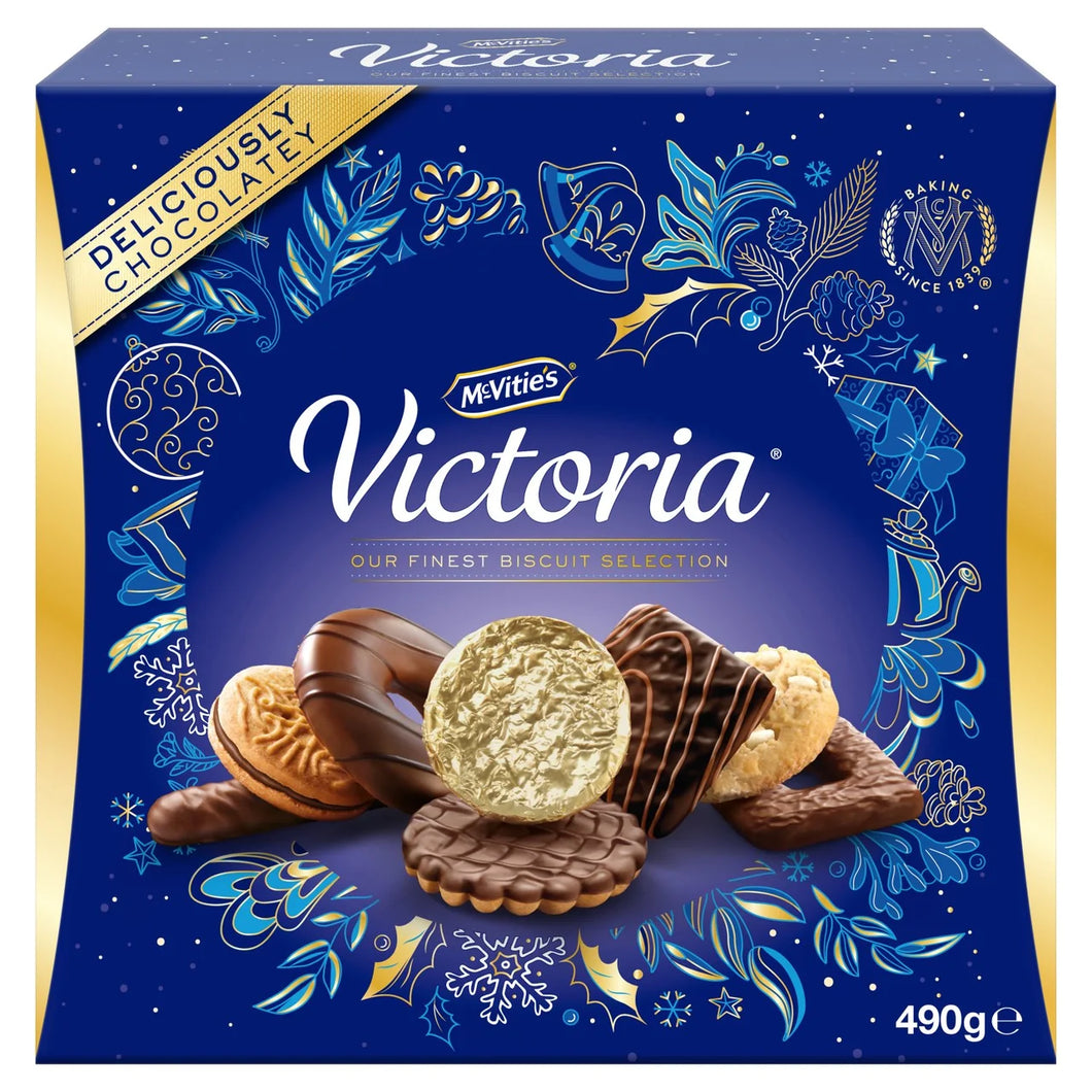Mcvities Victoria Biscuit Carton 490g - CHRISTMAS