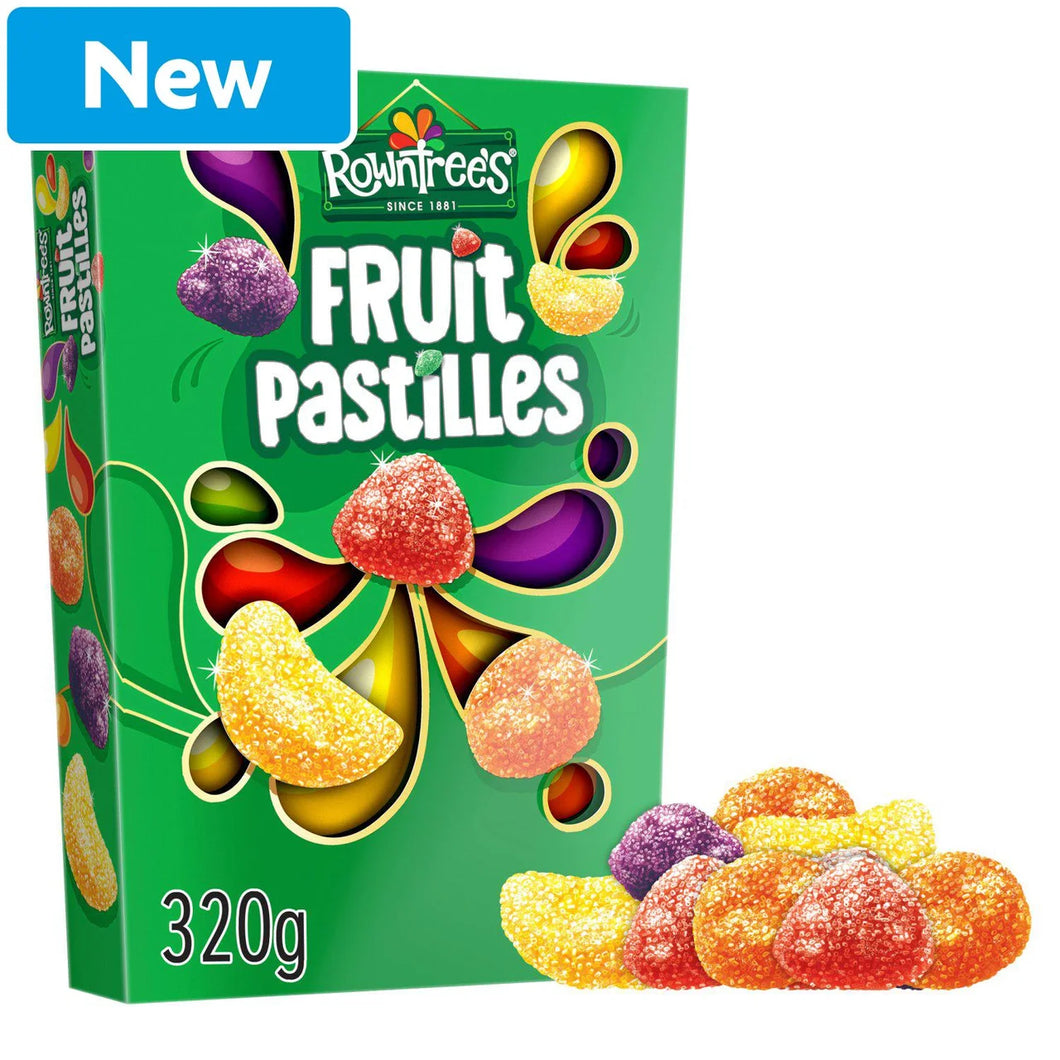 Rowntree's Fruit Pastilles Sweets Carton 320g - CHRISTMAS