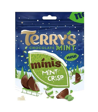 Terry's Chocolate Orange Minis Mint Crisp Bag 80g - CHRISTMAS