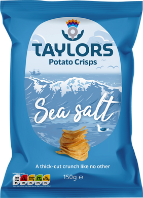 Taylors Sea Salt Crisps 150g