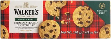 Walkers Gluten Free Shortbread Choc Chip 4.9oz  WLK 1021