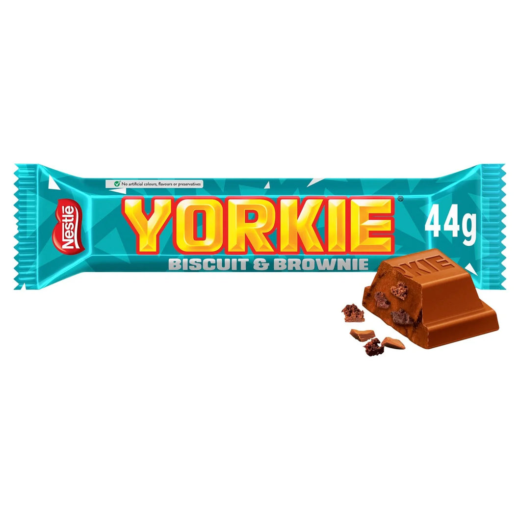 Yorkie BISCUIT & BROWNIE Chocolate Bar 44g