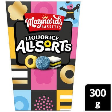 Bassetts Liquorice Allsorts Carton 300g - CHRISTMAS