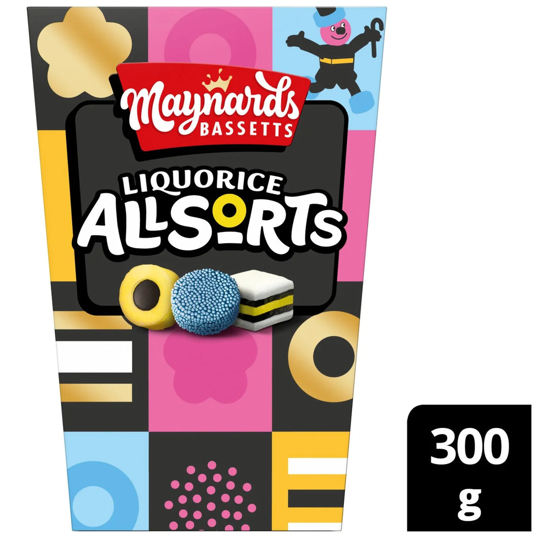 Bassetts Liquorice Allsorts Carton 300g - CHRISTMAS